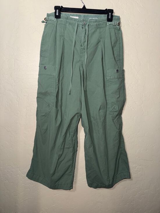 Pilcro Pants - Anthropologie x Pilcro slouchy fit surplus cargo pants balloon wide leg cropped